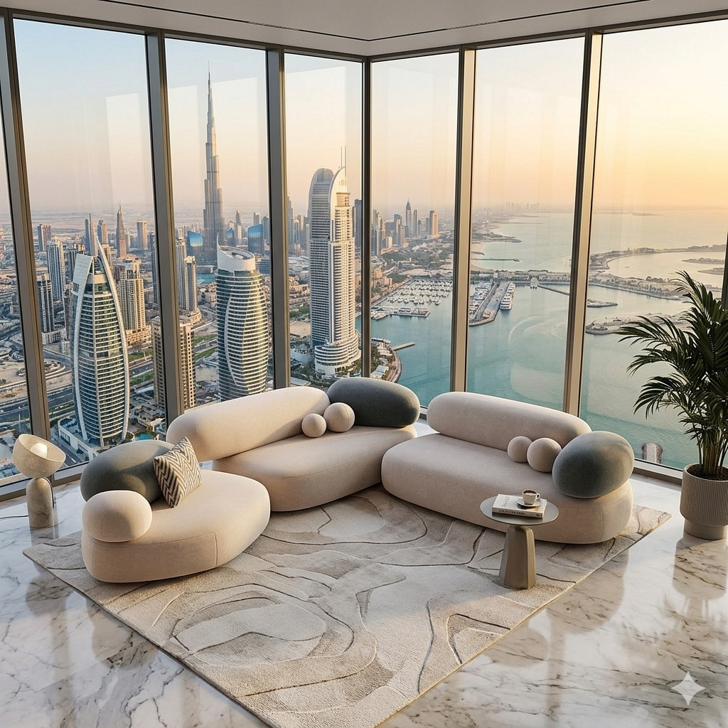 Organic Shaped Sofa Dubai