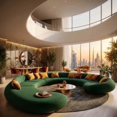 Circular Sofa Seating Dubai