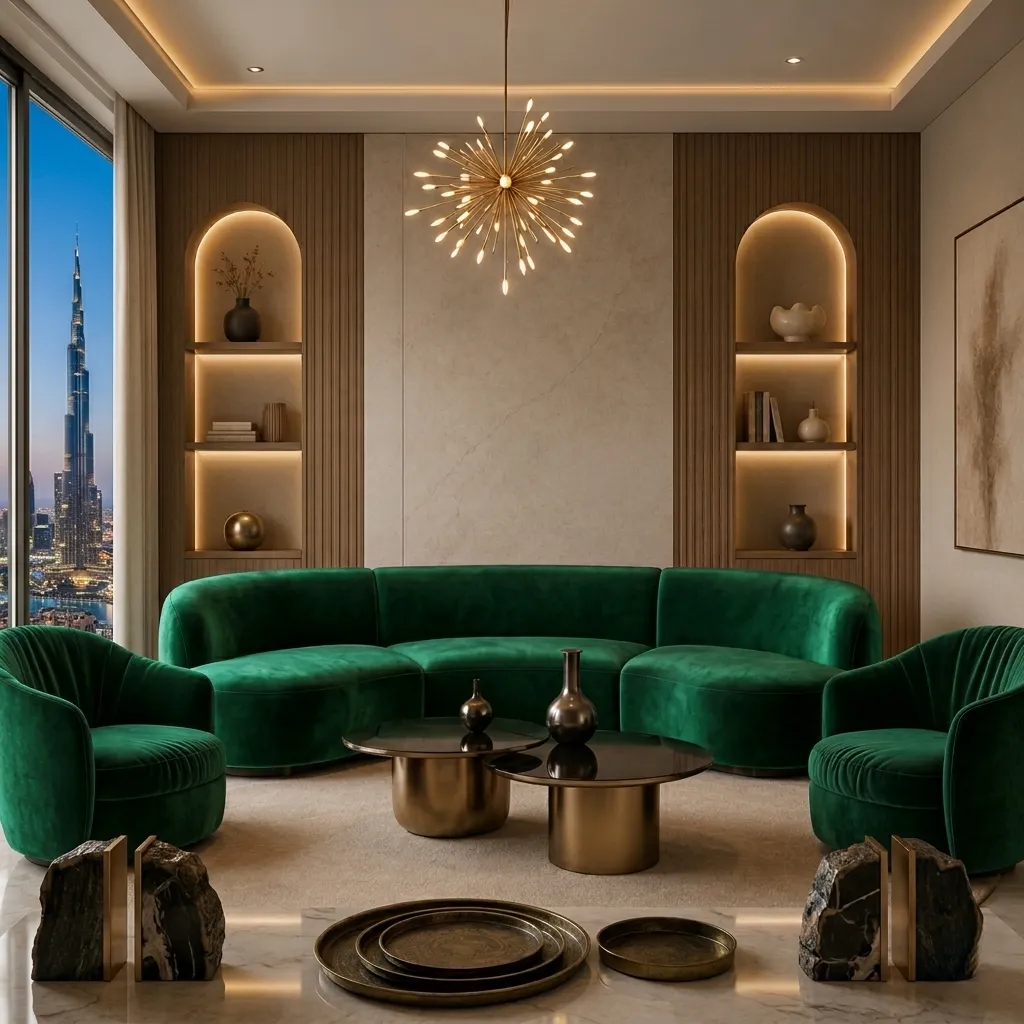 Curved Cream Sofa Dubai