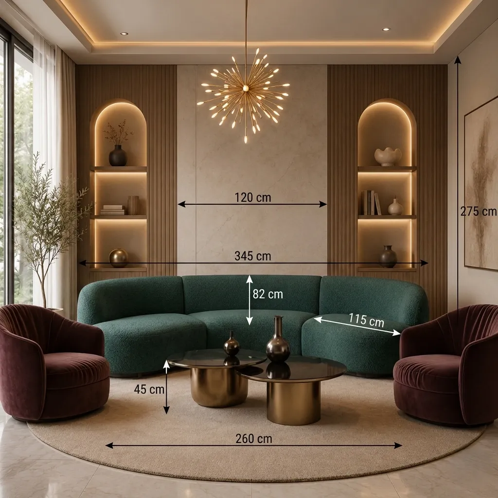 Curved Cream Sofa Dubai