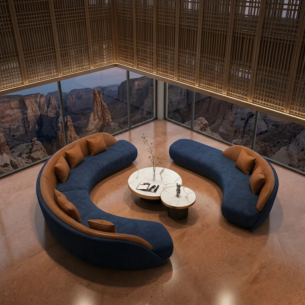 Luxury Velvet Sofa UAE
