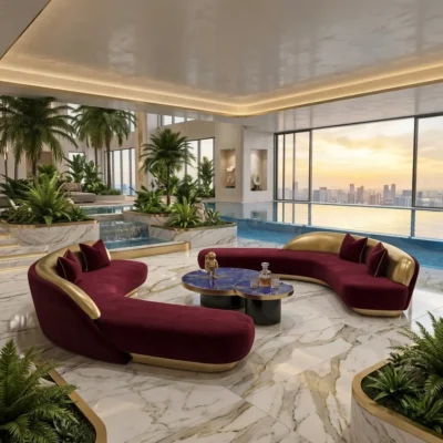 Luxury Velvet Sofa UAE
