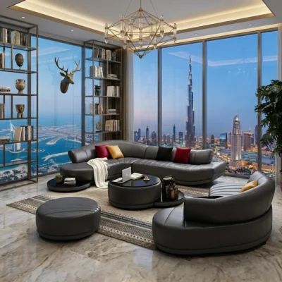 Modern Leather Sofa Dubai
