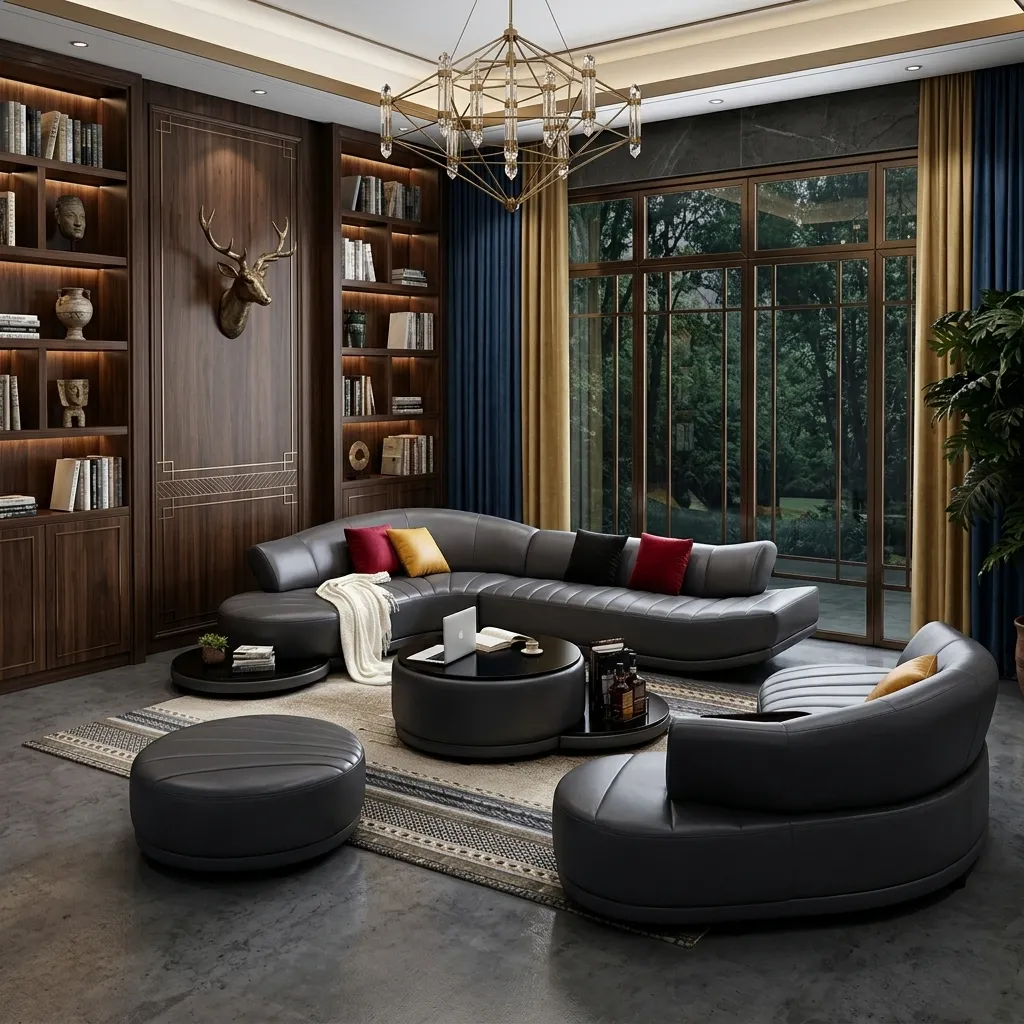 Modern Leather Sofa Dubai